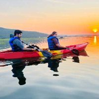 kayaking in resort